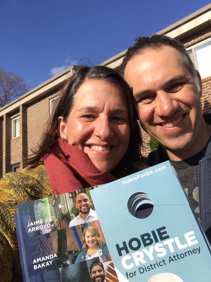 jonathansmucker's tweet photo. What's Jess King doing now, a year later? She's out knocking doors.

Be like Jess. Be in it for the long haul.

Don't forget to vote Tuesday! And it's not too late to knock doors to get out the vote for 
@HobieForDA &amp; others, Monday &amp; Tuesday. Please do: https://t.co/W6kYbrTsj8 https://t.co/VqcqZziWKU