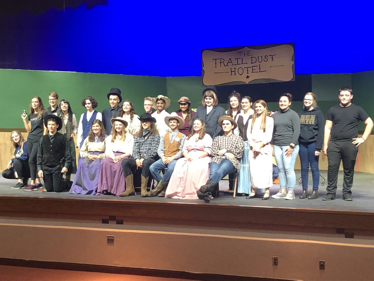 Bluestreakinfo's tweet photo. Congrats to the cast of the fall play on two great performances! Your hard work paid off! https://t.co/n3tXd1XQJR