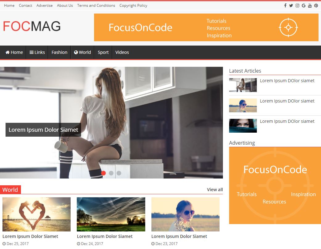 focuson_code's tweet image. Focusoncode Free HTML5 Templates Collection:
focusoncode.com/category/html5…
