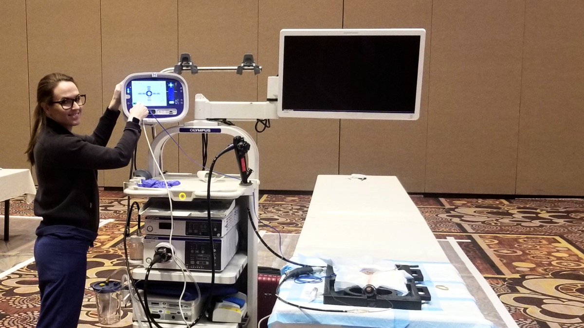 refluxsolutions's tweet photo. All set up for the Bariatric Endoscopy Hands-On Skills Lab at #OW2019 ... see you at 1:30! 

#rethinkreflux #GERD #LPR #strettatherapy https://t.co/qWMSvDGmZJ