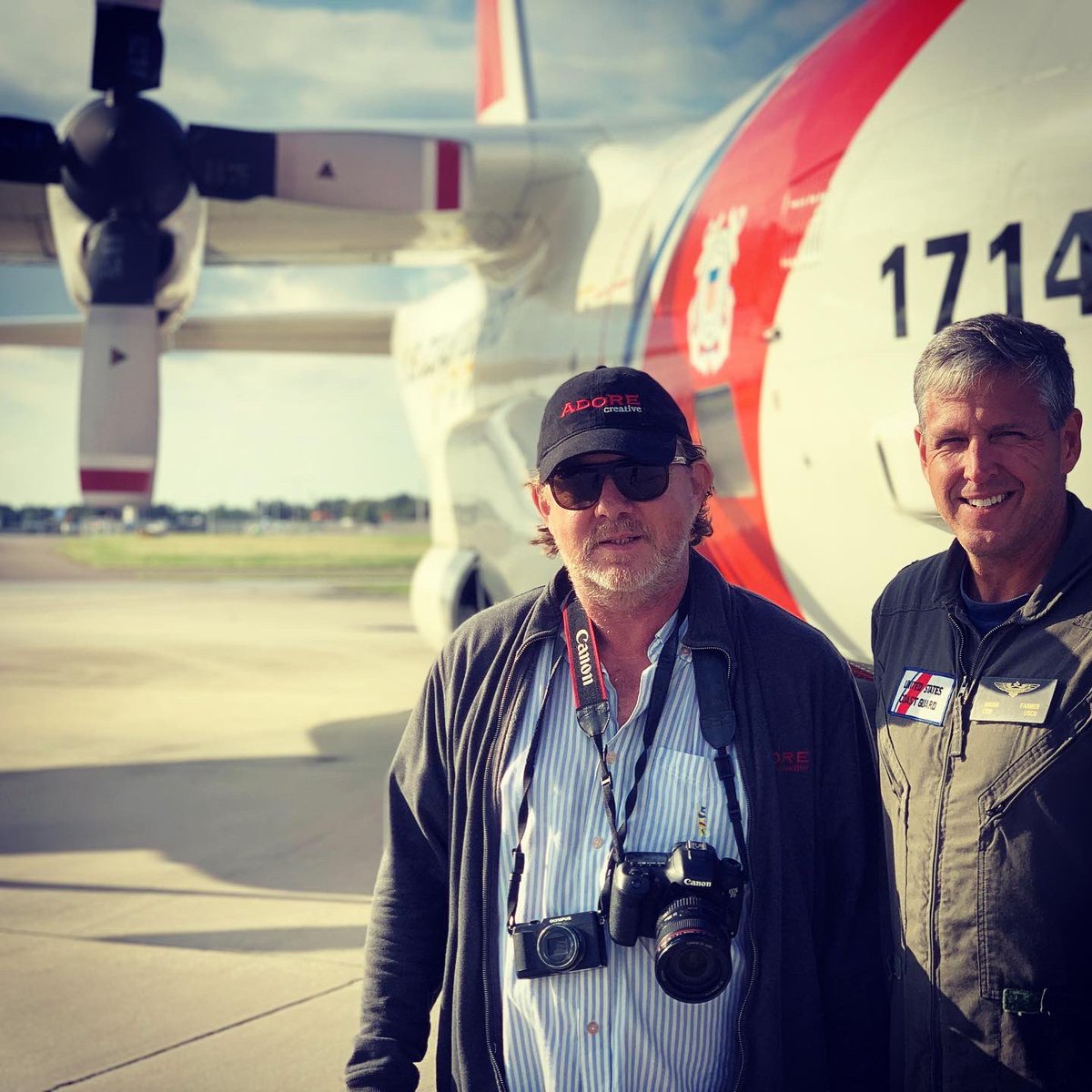 Scouting locations for the movie with the <a href="/USCG/">U.S. Coast Guard</a> in <a href="/MyClearwater/">City of Clearwater, FL</a> Cmd Farmer here was one of the intrepid pilots who flew through the storm for the rescue attempt. #respect <a href="/GoldfinchEnt/">Goldfinch</a> <a href="/PrixProductions/">PrixProductions</a> <a href="/adorecreative/">Adore Creative</a> <a href="/RupertWain/">Rupert Wainwright</a>