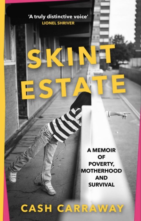 Just finished reading @CashCarraway’s #skintestate. A sucker punch of a book and a totally vital insight into the age of austerity. How is it possible to write something so powerful and also be this funny? https://t.co/jGezJYxd3U