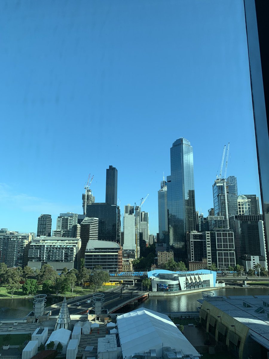 PeterFitzy's tweet photo. Ah Melbourne, which one do we believe? The sky or the forecast....? #CupEve #DryTrackPlease https://t.co/RmOupQRXCg