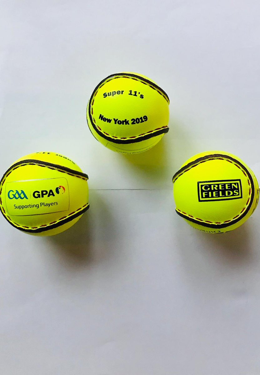 We are coming to America! 
Green Fields DST are delighted to be partnering with the GPA at the hurling super 11s  at Citi Field in Queens New York on November 16th.   We are excited too as our luminous Yellow Sliotars will be used for all games during the tournament!