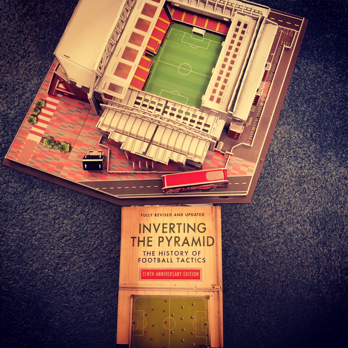Part of my bday haul – I have the best friends #bringinganfieldtome #studyingthegame <a href="/jonawils/">Jonathan Wilson</a> <a href="/LFC/">Liverpool FC</a>