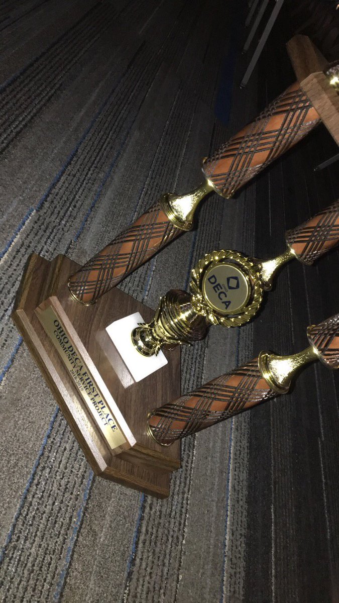 ohdeca_vp's tweet photo. Just to highlight some of my own DECA accomplishments for Day 3 of #DECAMonth:
2x 🥇 at Districts
1x 🥈at Districts
2018-19 State Officer 🙌🏼
2x State Qualifier 🏅
1st Place at 2019 CDC 🏆 https://t.co/HeS5JZy4sy