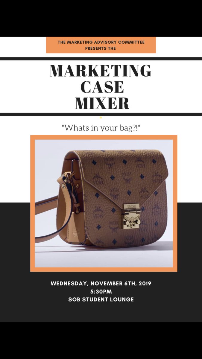 AMAHoward's tweet image. 🥰We love a MCM🥰

Scan the QR Code and click the link at the bottom to sign up for The Marketing Case Mixer(MCM) on 11/6/19! The MCM is a chance for our amazing Marketing students, Graduate and Undergraduate, to mix and mingle with some friendly competition, food and prizes!