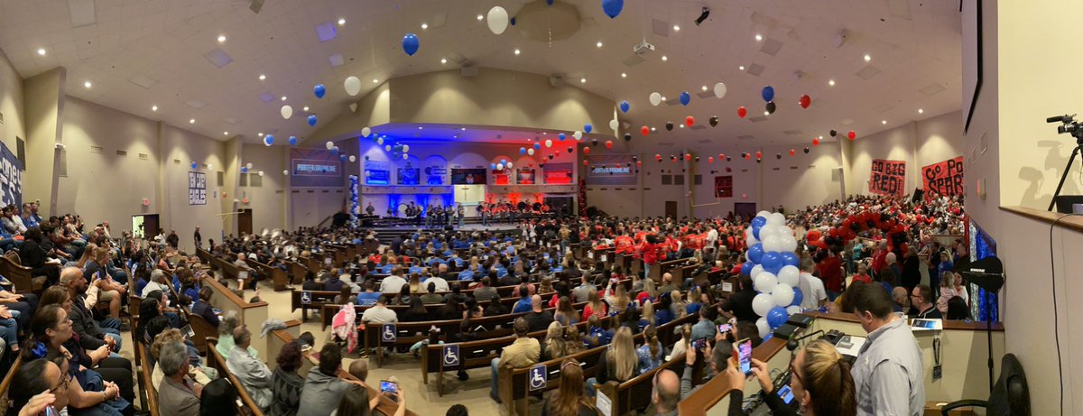 shane_pruitt78's tweet photo. what a joy preaching this outreach event at @fbcporter. BattleLine on 59 is a yearly evangelistic service before the Porter/New Caney football game. 

full worship center &amp; 400+ in the overflow.

70+ decisions &amp; 49 of them were professions of faith. can I get an amen?!?! 👏🙌 https://t.co/qWGRVnkKbn
