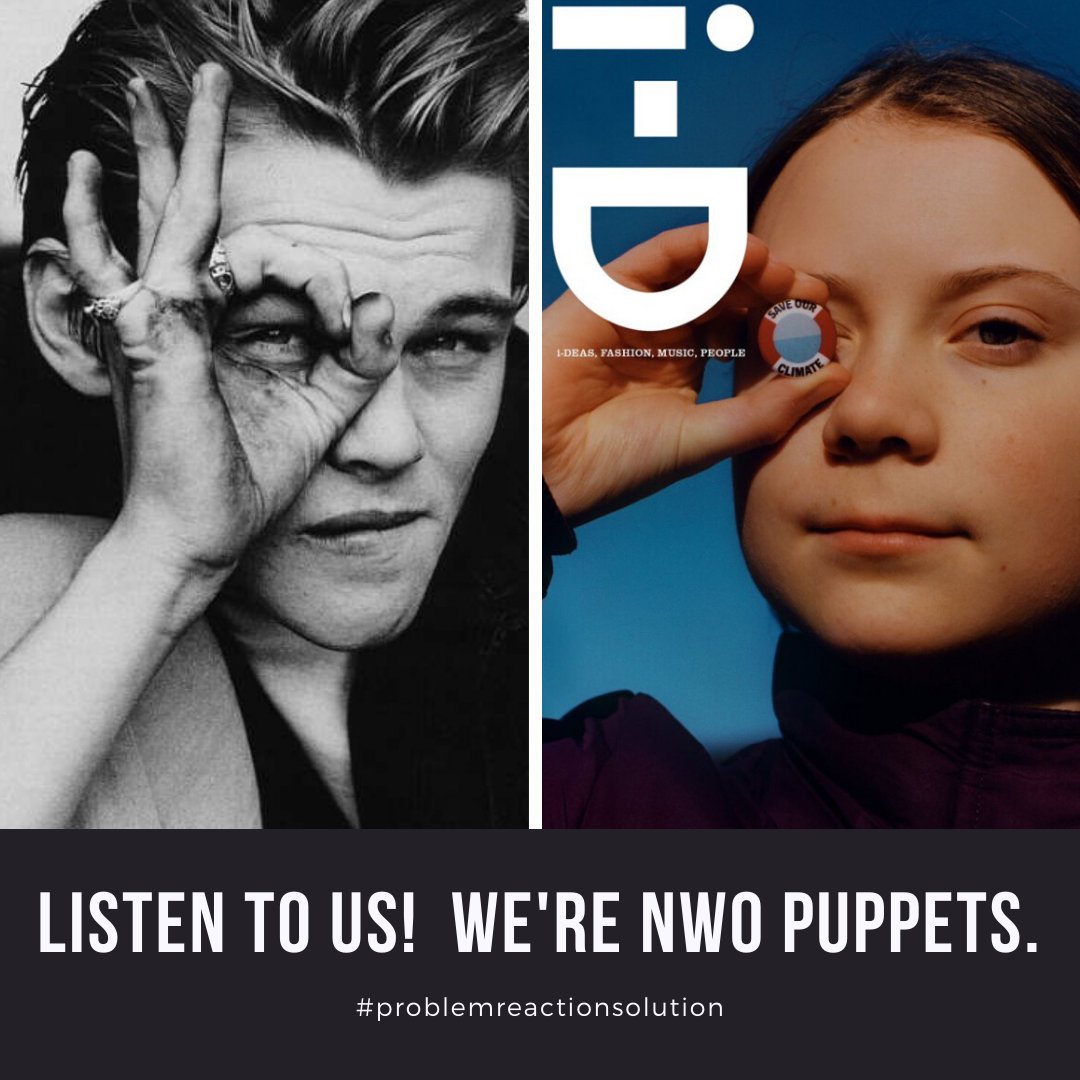 lilymarieonline's tweet image. #ClimateScam #ProblemReactionSolution #NWOPuppets #GoHomeGreta #GretaThurnberg