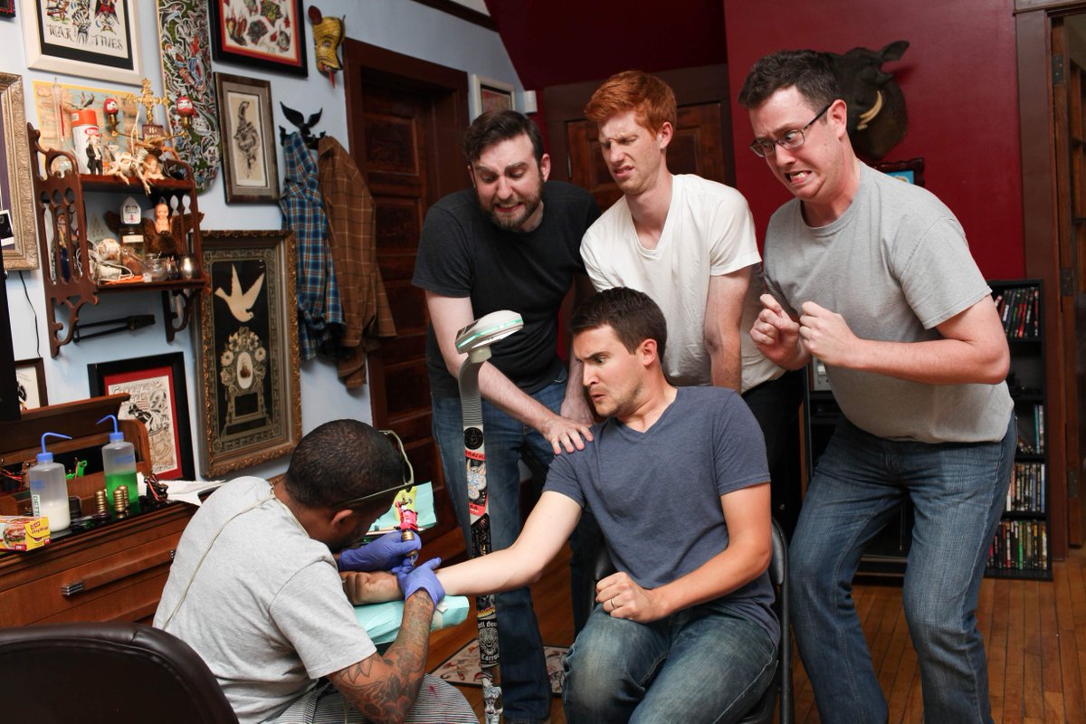 Write it on your arm if you have to! Live improv comedy from <a href="/popscholars/">Pop Scholars</a> is happening this Friday night! Tickets &amp; info at: grcmc.org/theatre/node/3…