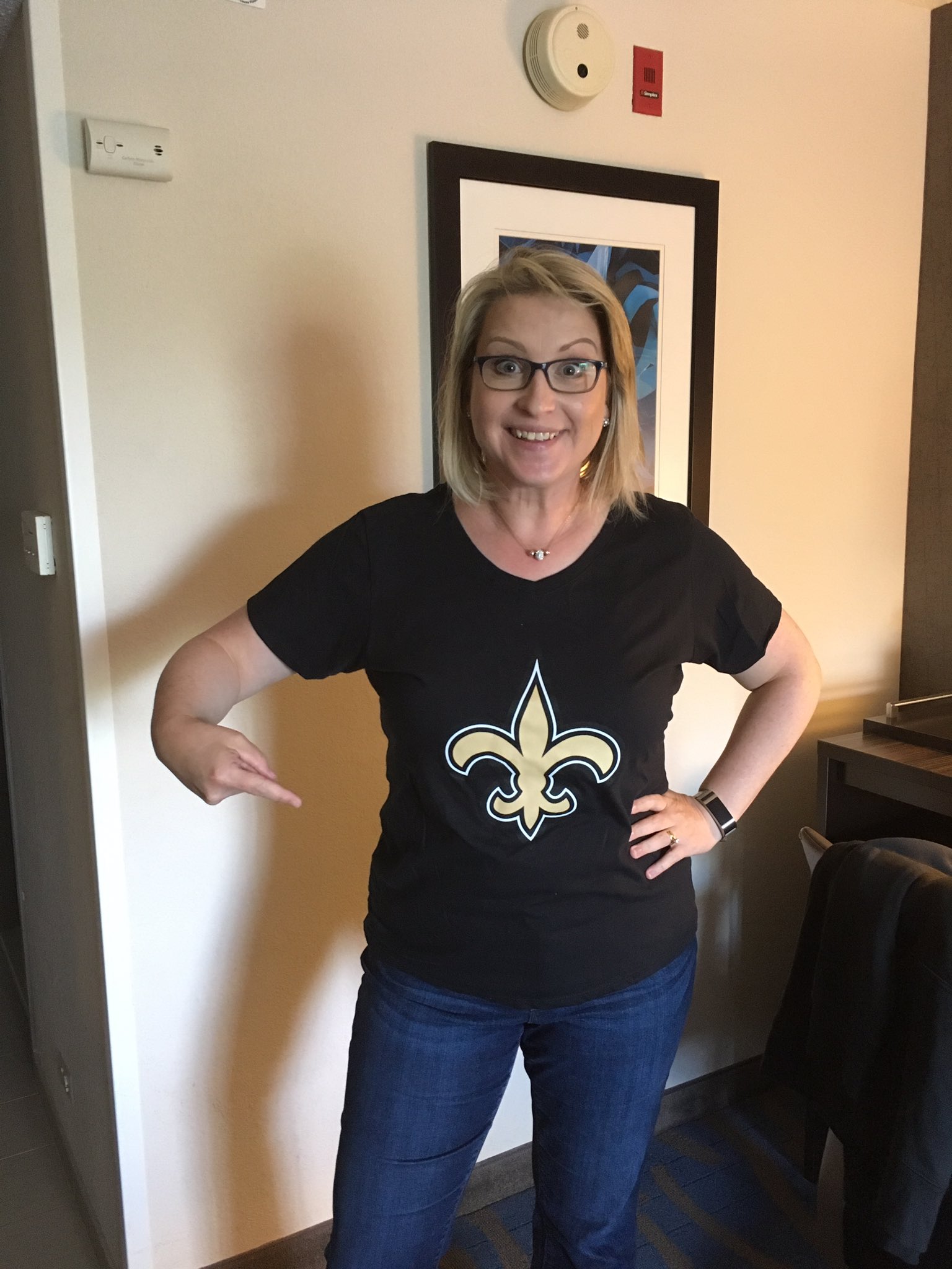 Andrea Zihlmann on X: What's so great about this being the @Saints bye  week? It's almost over!!!⚜️#whodatnation #Saints t.cocybsoSBxSG   X