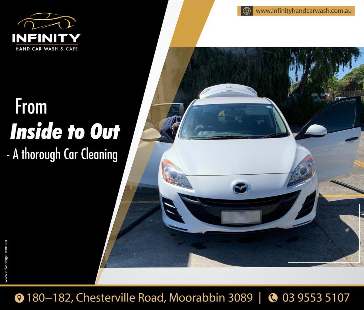 Infinity Hand Car Wash & Cafe on Twitter "This white beauty is bright