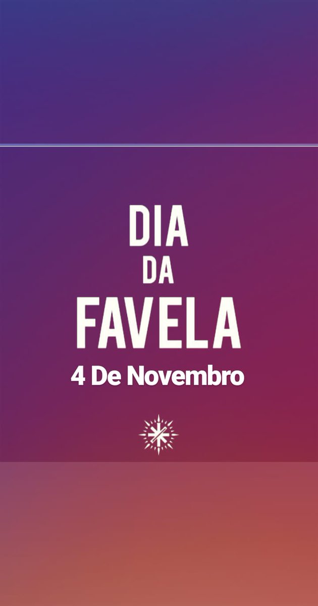 Sejam bem vinda Favela! 
Feliz #DiaDafavela
