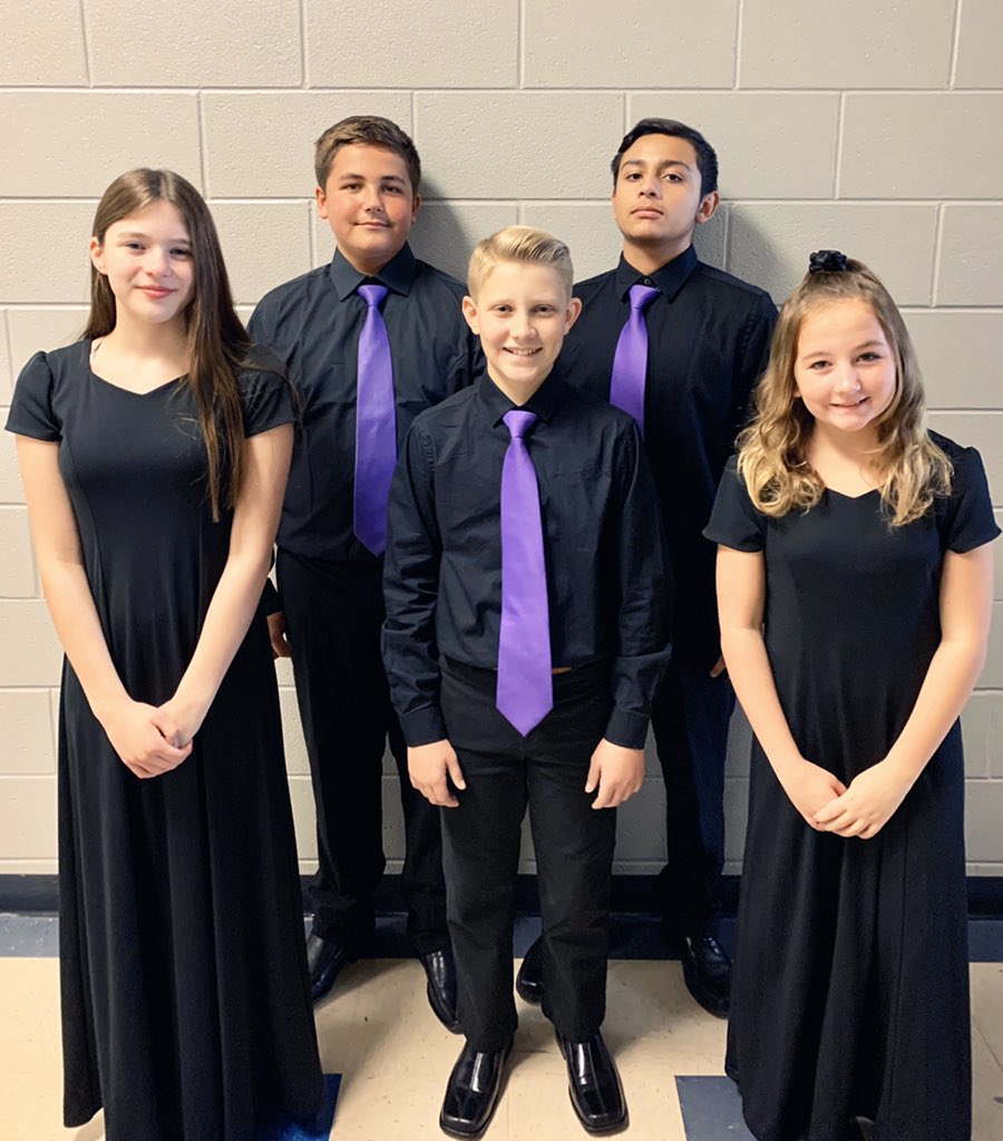 We are VERY proud of our kids who received the honor of performing in the Region 30 Concert this weekend! GMS was represented in every choir! #GISDgr8ness