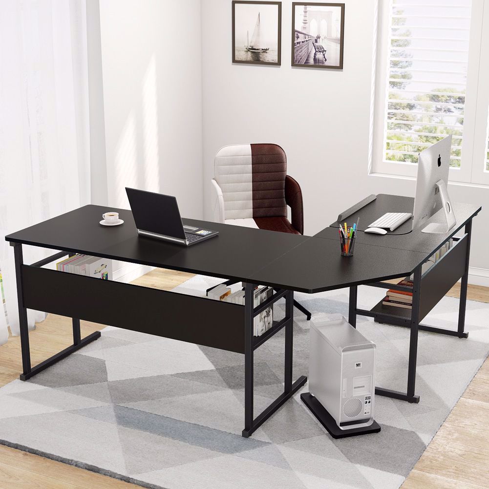 Tribesigns's tweet image. Now: $179.98✅ Old: $359.96❌ 50%OFF
A Versatile L-Shaped #Desk: 
#Tiltable Tabletop for working or just drawing in the perfect angle!! #Dual Open Shelves for making the most of your space!! 🤗🤗 #BlackFridaySale 
➡➡ buff.ly/2LXEv3r
#HomeDecor #interiordesign #interior