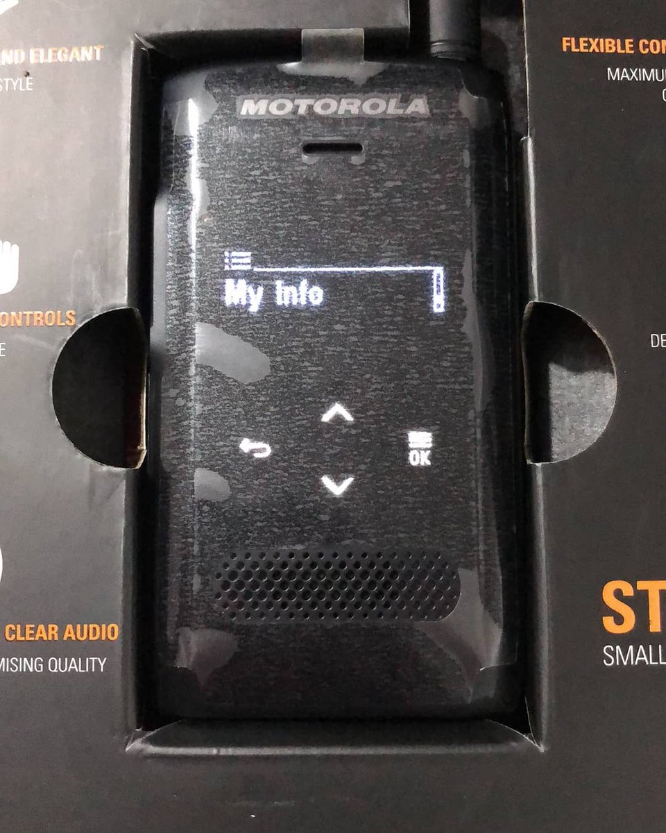 eecradio168's tweet photo. #MOTOROLA Small Tetra Radio #ST7000 with 800MHZ Range
👉Small and Elegant design
👉 White OLED screen with touch UI for easy navigation https://t.co/MYF2khJokV