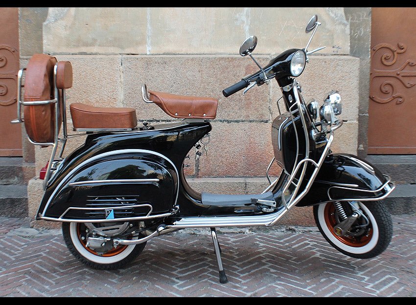 Easy, boy. Calm down. Take a breath. (But $3,600.00 for a *completely* rebuilt/restored 1966 Vespa VBC Super, delivered to my door, is awfully tempting.)  #ScooterLife