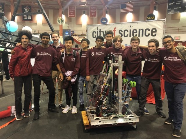 4122_O_Bots's tweet photo. Ossining Engineering Club presenting their robot at City of Science in Queens today. Go 4122!   @nycfirst @OssiningSchools https://t.co/JS1bSPxFLI