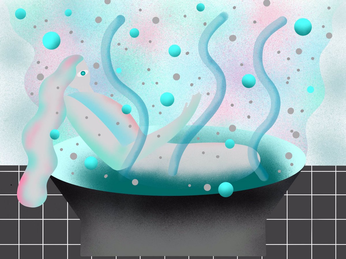 asaru_'s tweet photo. I want to soak in the bath.♨️

#drawing #midnight  #abstract #digitaillustration #illustration #illustrator #printedbyasaru  #design #artbook  #asaru #digitalpainting  #drawingonipad #ipadpainting #procreate #procreatepainting #procreatedrawing #hotsprings https://t.co/ozNh0qV8g9