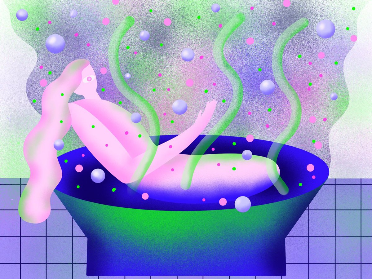 asaru_'s tweet photo. I want to soak in the bath.♨️

#drawing #midnight  #abstract #digitaillustration #illustration #illustrator #printedbyasaru  #design #artbook  #asaru #digitalpainting  #drawingonipad #ipadpainting #procreate #procreatepainting #procreatedrawing #hotsprings https://t.co/ozNh0qV8g9