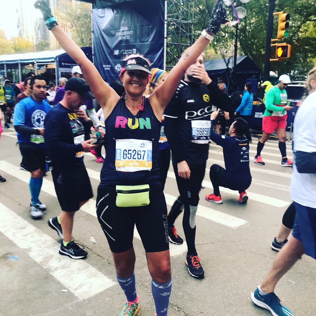 I just ran the New York Marathon #nycmarathon #marathonno5