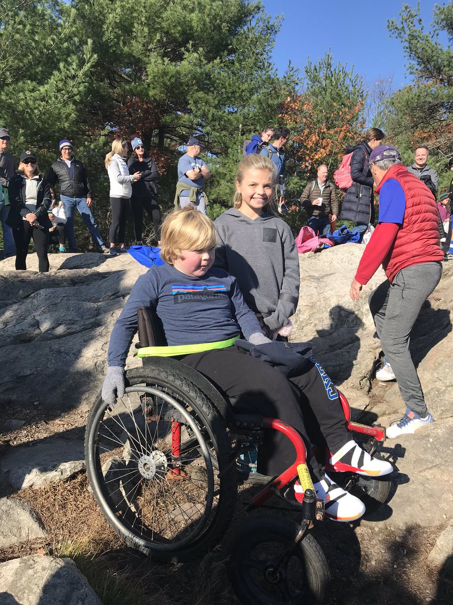curt_stevenson's tweet photo. Fun and amazing day with JB - he bravely navigated an awesome machine from @TerrainHopperUS up and down Noanett Peak with that great #bostonview #reachthepeak https://t.co/kfWTn0iCss
