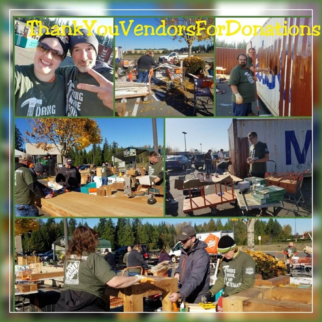 ImpossibleRoads's tweet photo. An impossibly big thank-you to all who helped and volunteered to make the Impossible Roads Foundation and Home Depot 2019 Celebration of Service Day a huge success. The Impossible Tiny Home #12 is underway!
#ImpossibleTinyHome
#EverydayImpossible
#GrizzlyForGood
#OrePacOriginals https://t.co/PB7hPrUCB5
