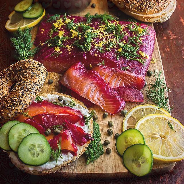 HowGourmet's tweet image. Brunch for Easter Sunday? Here’s my suggestion. Beet-cured Salmon with Maple Whi… howtobecomeagourmet.ketorecipesnow.com/brunch-for-eas…