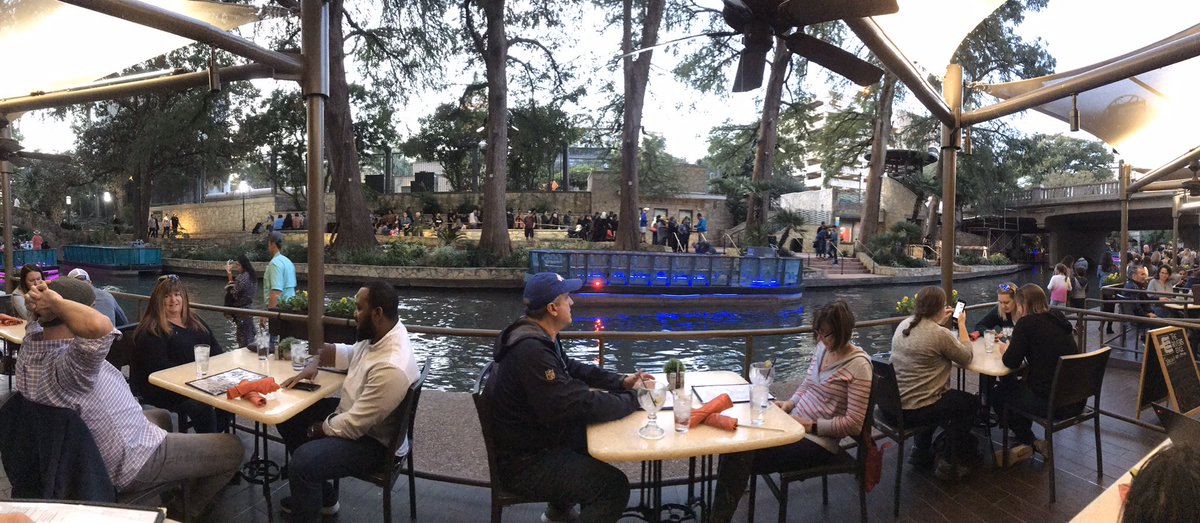 LiYan_HORIBA's tweet photo. @HScientific Getting ready for @AAPSComms #pharmsci360 on the San Antonio river. https://t.co/zzl1foXMV3