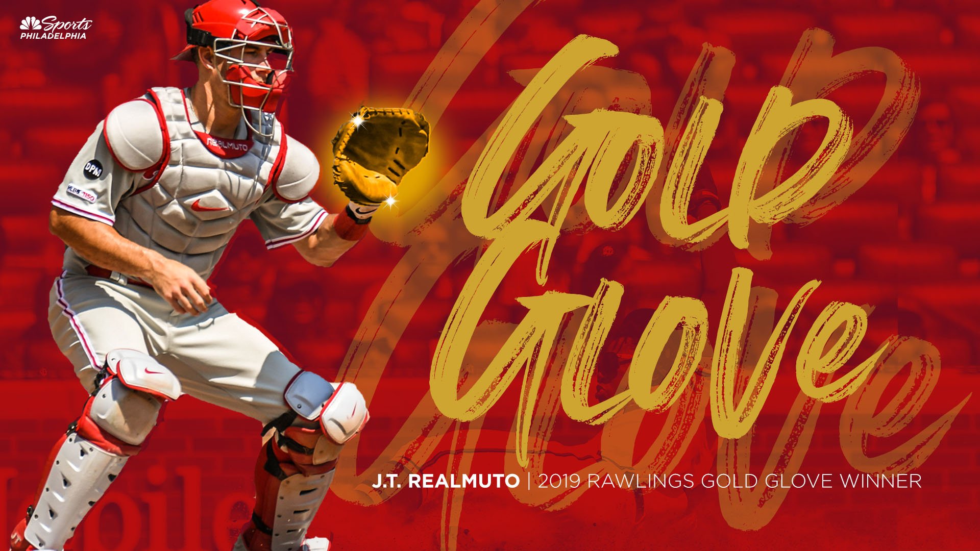 NBC Sports Philadelphia on X: What a guy! J.T. Realmuto wins the NL Gold  Glove at catcher after an impressive season.  / X