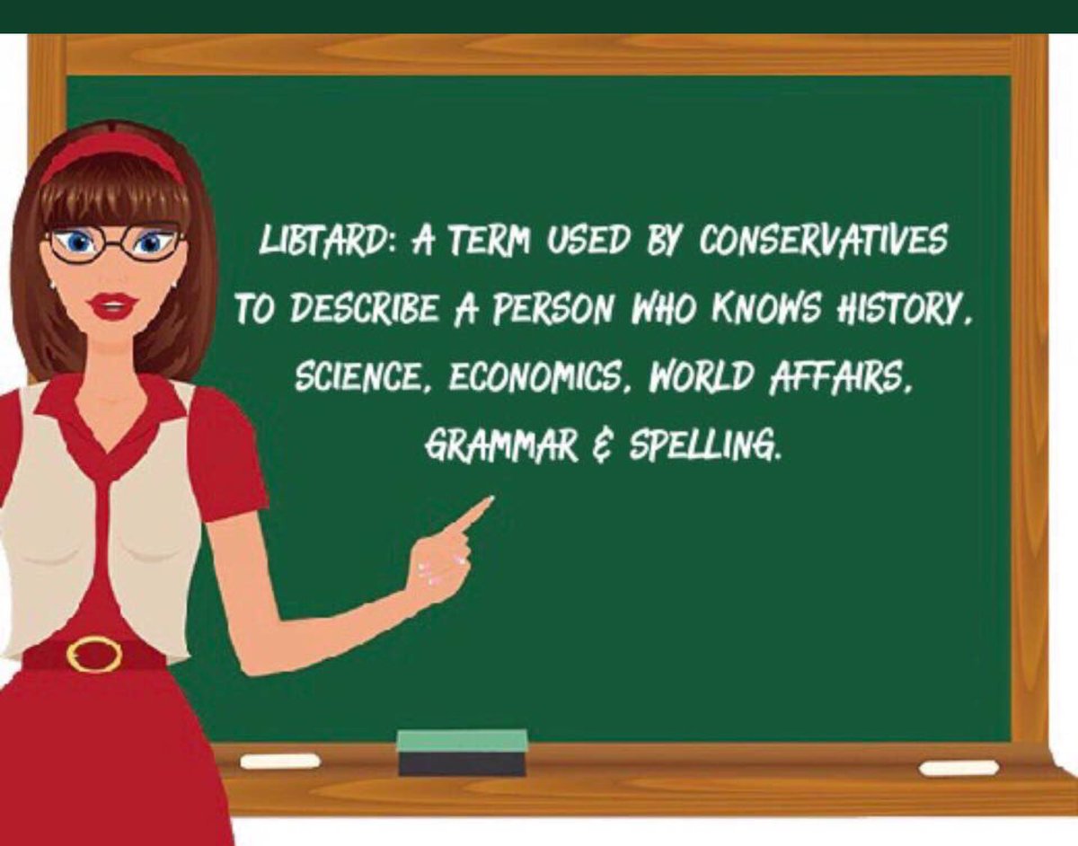 Mushbmellow's tweet photo. @Scoot4002 I'm a proud Libtard, which beats being a fucktard/magatard! #UnitedWeStand
#Resisterforlife https://t.co/Rl8XoVW7H0