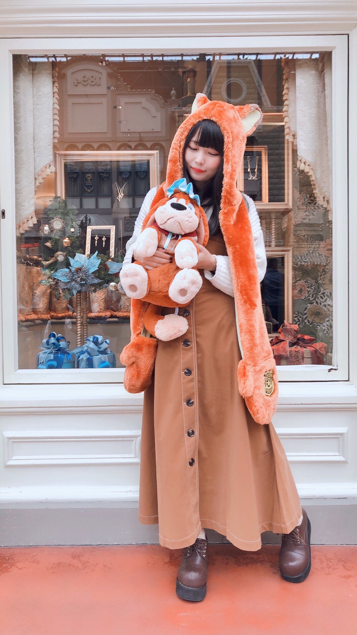 ディズニー フード付きマフラー ズートピア ジュディ ニック ファン ディズニー フード付きマフラー ズートピア ジュディ ニック ファン
