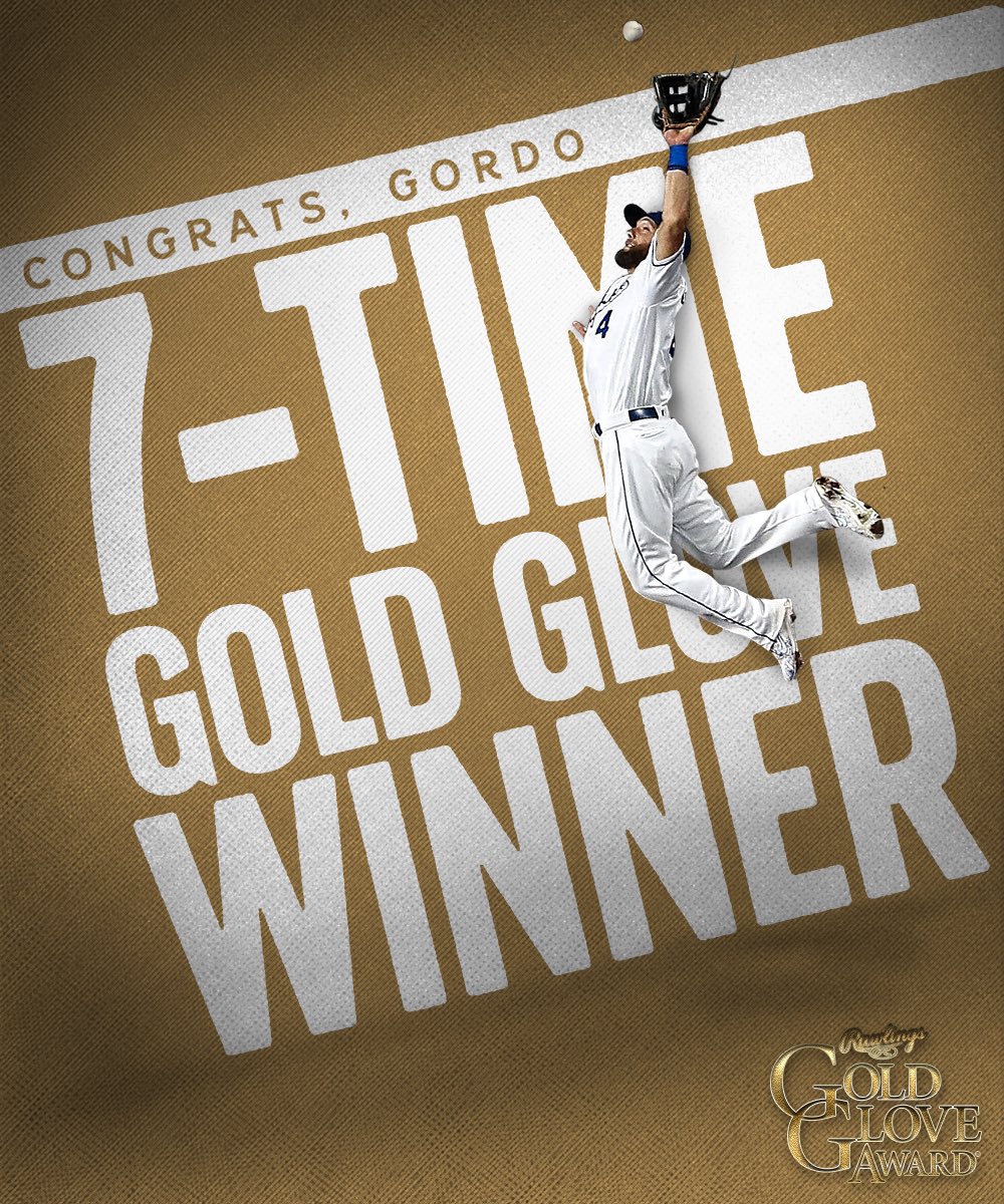 Golden again!

Congrats to Gordo on winning his SEVENTH #GoldGlove Award. 👏

#AlwaysRoyal