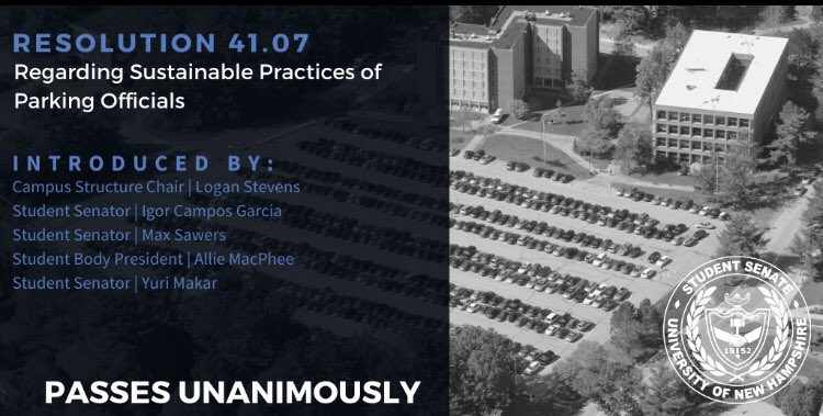 UNHSenate's tweet photo. https://t.co/LEnlQxSIAq