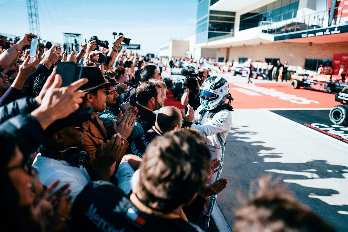 ValtteriBottas's tweet photo. Win in Austin! 🇺🇸🏆

#VB77 #F1 #USGP #Austin
@MercedesAMGF1 @F1 https://t.co/mx4w30tjiU