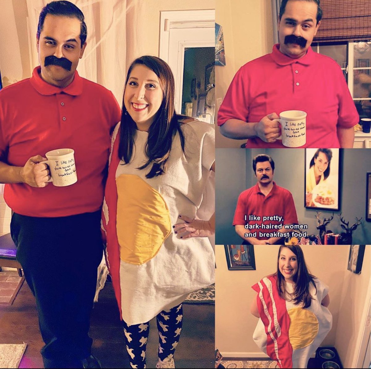 1st Annual Halloween after-party ”I like pretty dark-haired women and breakfast foods” <a href="/Nick_Offerman/">Nick Offerman</a>