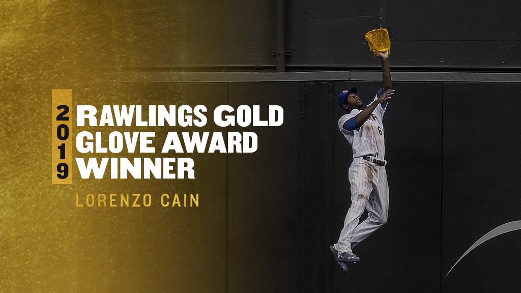 Brewers's tweet photo. Did you really think Lorenzo Cain could be denied again? #NotToday https://t.co/MELIh5ErTa