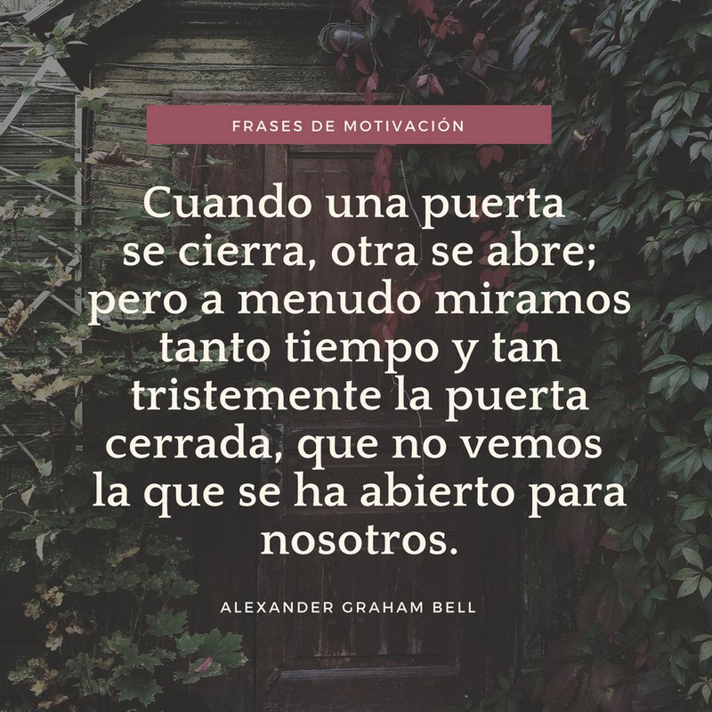 Cuando una puerta se cierra.... 🦋
#BuenosDiasATodos 💋
#FelizLunes 🌹