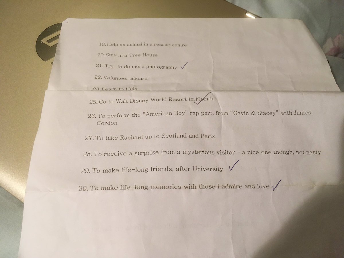 Sez Francis V Twitter As I Was Looking For A Book To Read I Found My Old Dream List I Wrote While I Was At University When I Struggled To Make Some
