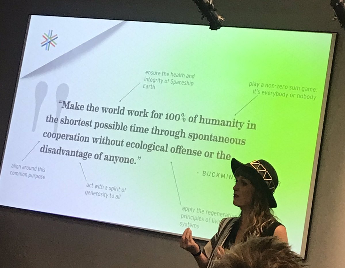 sandramp's tweet image. Here at #hackforearth @BuckieFuller  @amandaravenhill 
#ClimateAction  #projectdrawdown ✨🌎