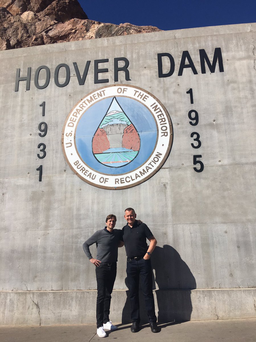 Back in Las Vegas at Cisco Global Partner Summit - today at HooverDam with @UwePeterCisco