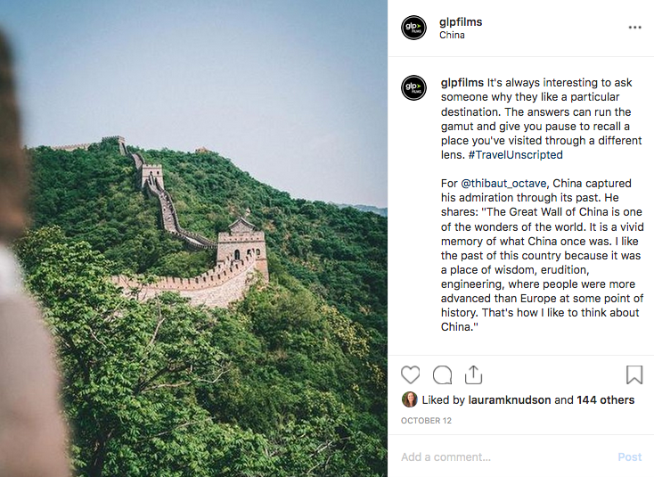 glpfilms's tweet photo. If you're on Instagram, give us a follow at https://t.co/y99I0LjnOk and tag your content with #TravelUnscripted for re-posts, like this one featuring @Thibaut_Octave's take on #China. https://t.co/UxnGSDjbJG