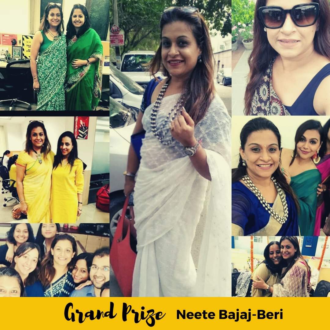 ruchitarambles's tweet photo. Moms, we have the WINNERS of the #SareeAtWork contest with #StyleNook!!!!

CONGRATULATIONS!

Grand Prize Neete Bajaj-Beri

Neete wins a full StyleNook box exclusively curated for her!

Girlboss award - Lily Maringmei Iyer

Avant Garde Yards Award - Jyoti Badmunda https://t.co/nv2yPuY5ho