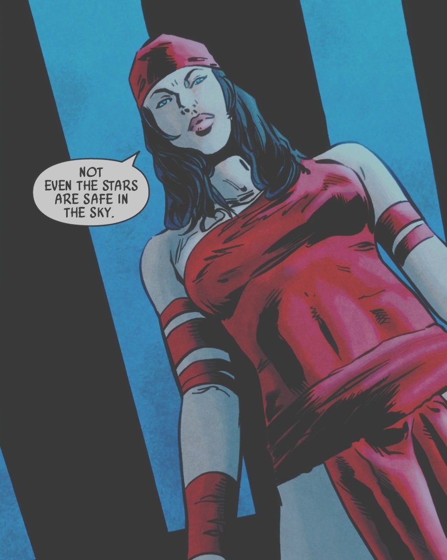 "𝘠𝘰𝘶 𝘩𝘢𝘷𝘦 𝙨𝙡𝙖𝙞𝙣 𝘸𝘩𝘢𝘵 𝘪𝘴 𝙨𝙤𝙛𝙩 𝘪𝘯 𝘺𝘰𝘶."

 Independent portrayal of Elektra Natchios from earth 616. Experienced writer, literate and descriptive. 

                     ♡ + ⟲