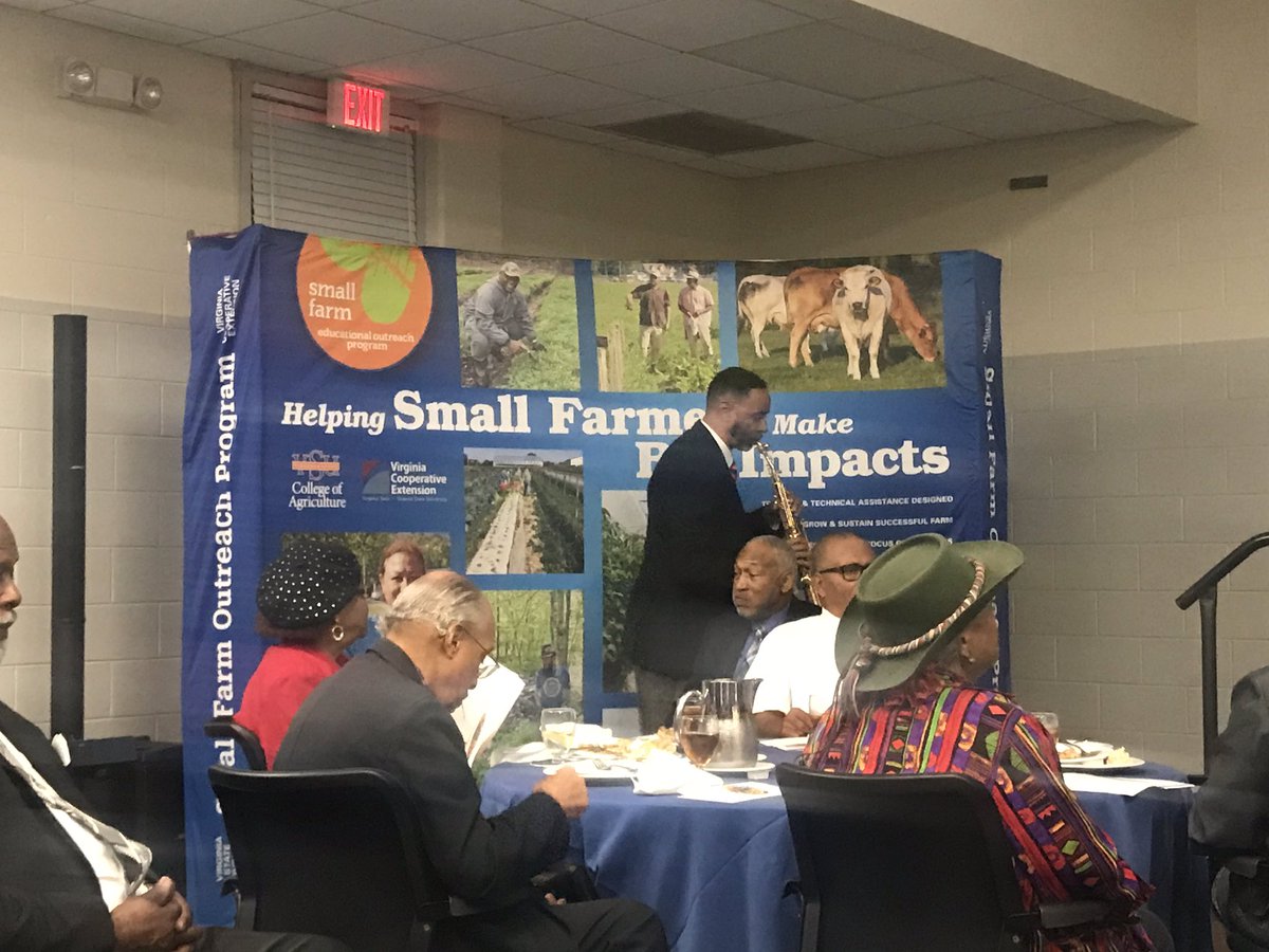 iii_rnc's tweet photo. #VSUExcellence! Replanting the Seeds of Harvest! Congrats 2 the VSU College of Agriculture Alumni Association for raising funds during their Annual Banquet to assist our Students! Thanks to Dr. A. Thompson for a Great keynote &amp; to Senatorial nominee Joe Morrissey for attending https://t.co/G8ztw54Mdt