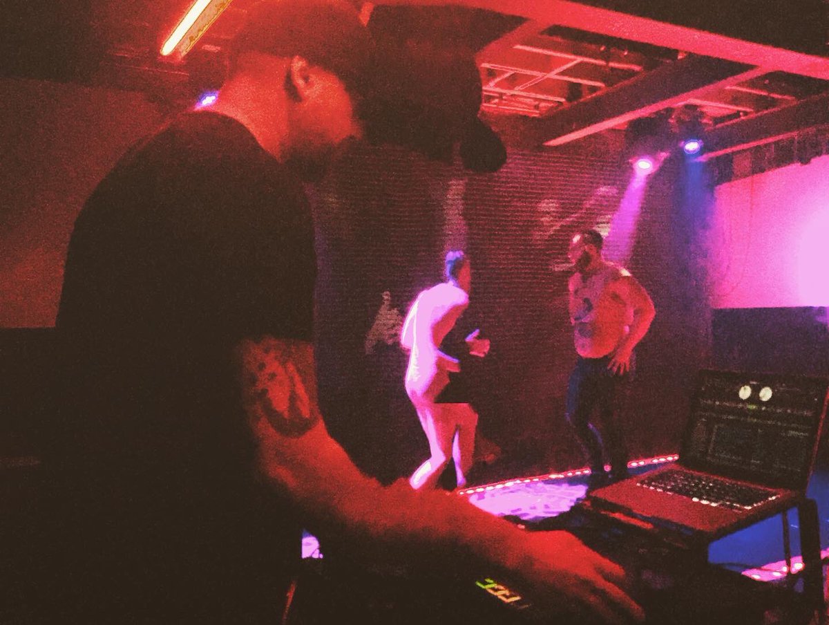 ShyBoy's tweet photo. #aboutlastnight Live from the DJ booth Bootie L.A. at Resident w R.A.I.D. (Random Acts of Irreverent Dance) ❤️🎧🌟
@bootiemashup @ResidentDTLA @RAIDDancers @nubar #bootiela #dtlaartsdistrict #mashup #danceparty https://t.co/Z85Ba04u44