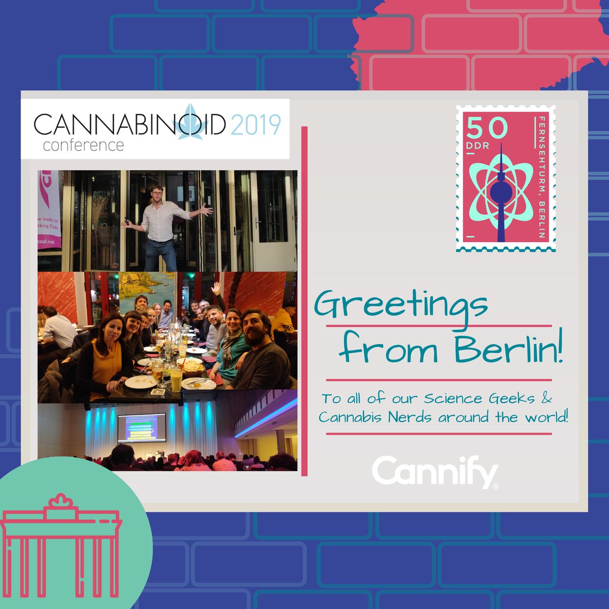 CannifyUS's tweet photo. The 10th #Cannabinoids in Medicine conference was 3️⃣ consecutive days of excellent speakers. We had the pleasure of interacting with some of the most prevalent researchers in the field of #cannabis!⁣ Next stop ✈️ Malta for the #CannabizWorldSummit ✅ #Cannify https://t.co/L45ziKllzu