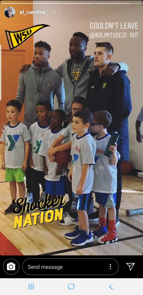 tayloreldridge's tweet image. What do Wichita State basketball players do in their spare time?

Well, @ldl_dex, @MorrisUdeze24 and @ej_stevenson5 spend their time volunteering by coaching a youth basketball team.