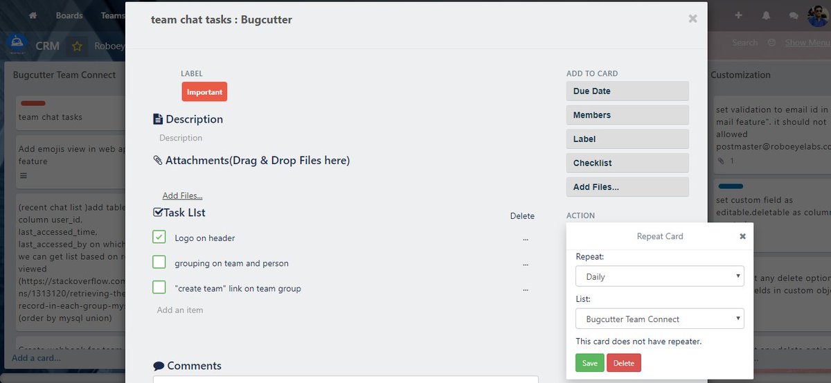 bugcutterInc's tweet image. Create a schedular to create same task in interval with free tasl repeater in #bugcutter bit.ly/2C5bT1d #taskmanagement #free #projectmangement