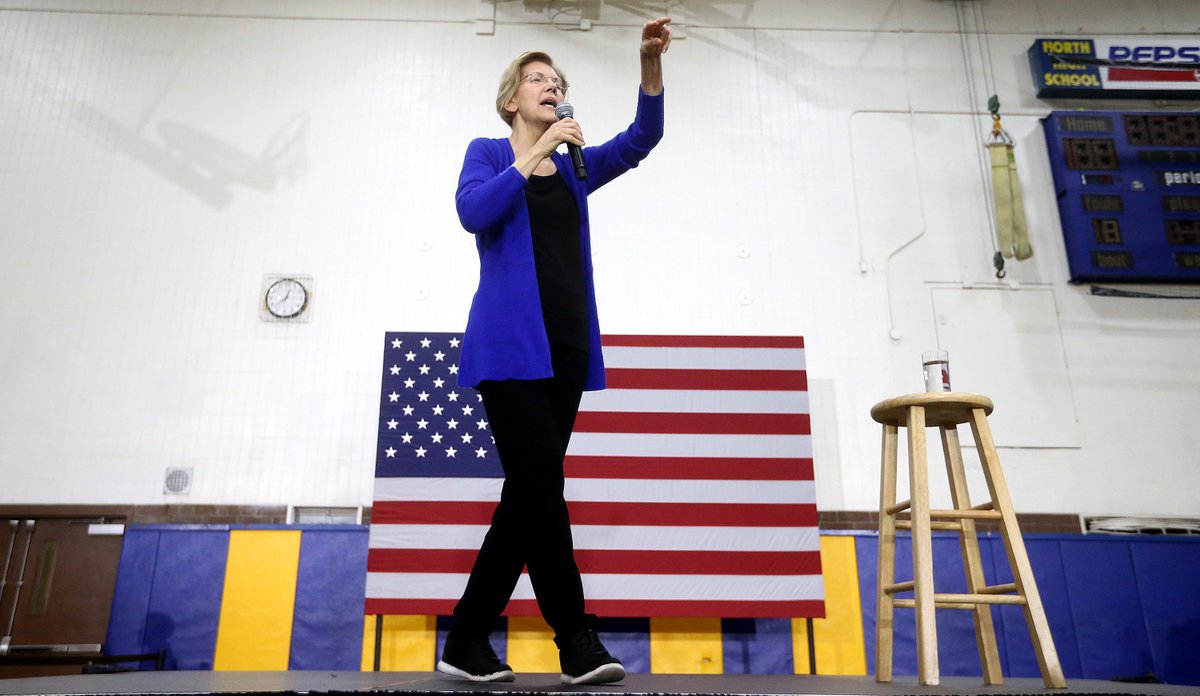 Check out slide show <a href="/qctimes/">Quad-City Times</a> of Elizabeth Warren at town hall event at <a href="/DavenportNorthH/">DavenportNorthHS</a> #ElizabethWarren <a href="/ewarren/">Elizabeth Warren</a> <a href="/qctnews/">QCT News</a> <a href="/Dispatch_Argus/">Dispatch/Argus</a> @SarahHayden_DA